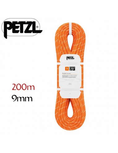 Push 9mm (200m) Naranja - cuerda...