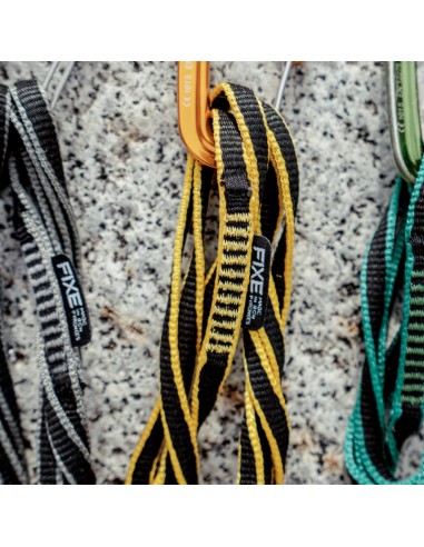 Pack 3 anillos Fosca 10mm x 125cm (Black/Grey)  - Anillo cinta dyneema - Fixe