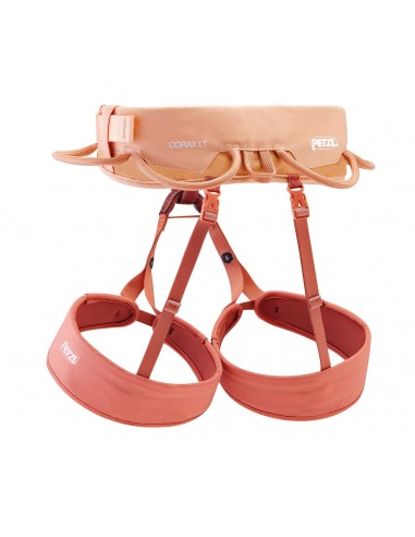 Corax LT Women (Coral-Sand) - Arnés de escalada para mujer polivalente -  Petzl