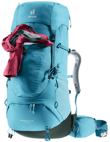 Air Contact Lite 45 + 10 SL (Lagoon - Ivy ) - Mochila de trekking para mujer - Deuter