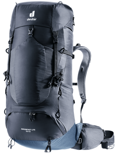 Air Contact Lite 50 + 10 (Black - Marine) - Mochila de trekking - Deuter