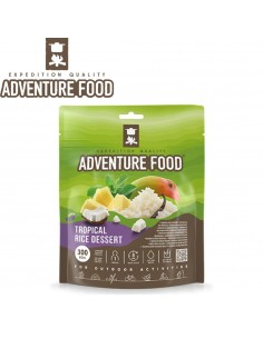 Postre de arroz tropical -...