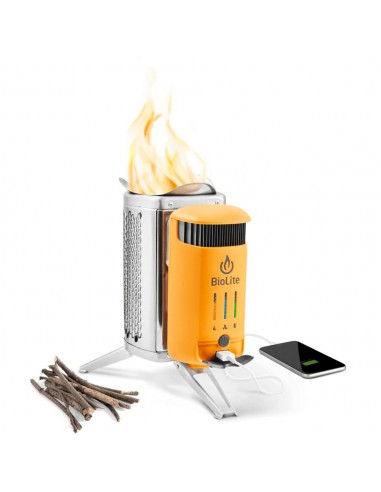 BioLite CampStove 2+ - Estufa de leña generadora de electricidad - Biolite
