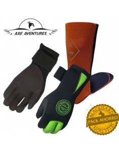 Pack guantes y escarpines...