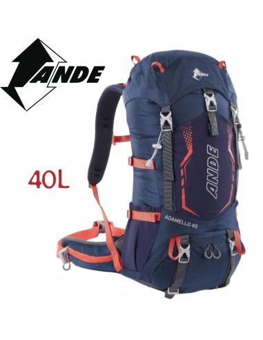 Adamello 40L (Blu/Arancio) - Mochila...