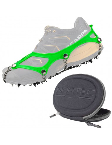 Nordic (Acid Green) - Micro-crampones para running y senderismo - Nortec