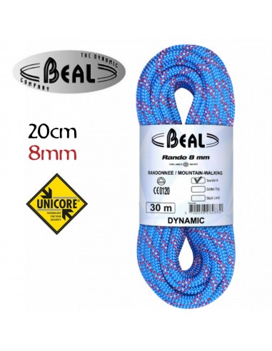 Rando Standard 8mm (20m) (Azul) -...