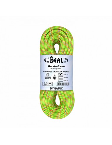 Rando Golden Dry 8mm (48m) (Verde) - Cuerda alpinismo - Beal