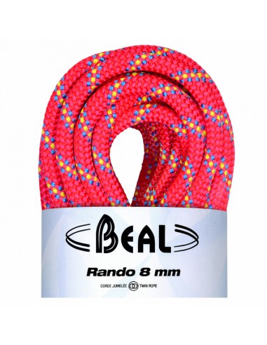 Rando Golden Dry 8mm (30m) (Rosa) - Cuerda alpinismo - Beal