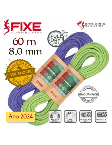 Pack 2 Vignemale 8 mm (60m) endurance...