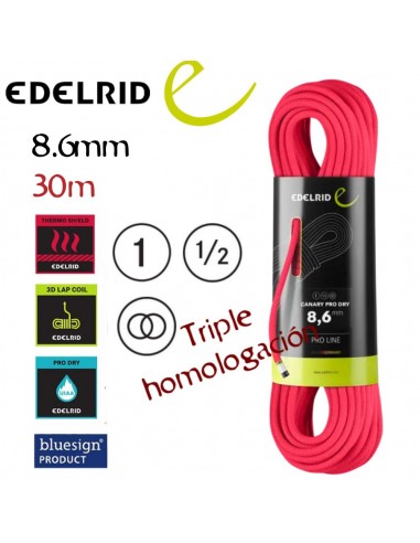 Canary Pro Dry 8,6 mm 30m (Pink) -...