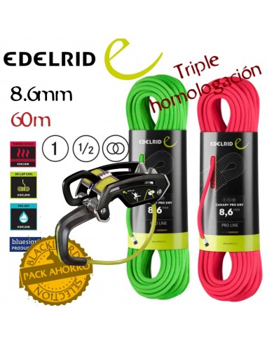 Pack 2 Canary Pro Dry 8,6 mm 60m...