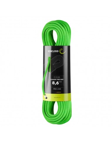 Pack 2 Canary Pro Dry 8,6 mm 60m (Pink - Neon green) + Giga Jul - Edelrid