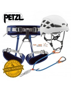 Pack via ferrata panoramique de articulos petzl