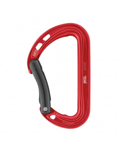 Spirit Curvo (Red) - Mosquetón gatillo curvo - Petzl