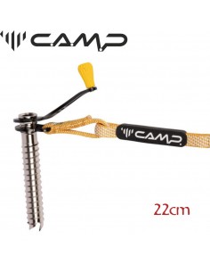 Rocket Plus 13 cm - Tornillo de hielo con cinta de dyneema - CAMP