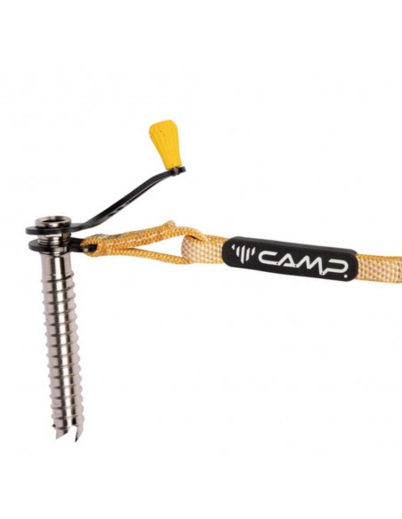 Rocket Plus 13 cm - Tornillo de hielo con cinta de dyneema - CAMP