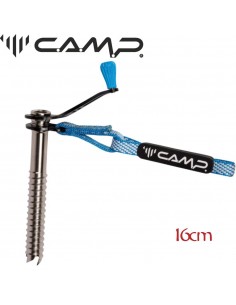 Rocket Plus 16 cm - Tornillo de hielo con cinta de dyneema - CAMP