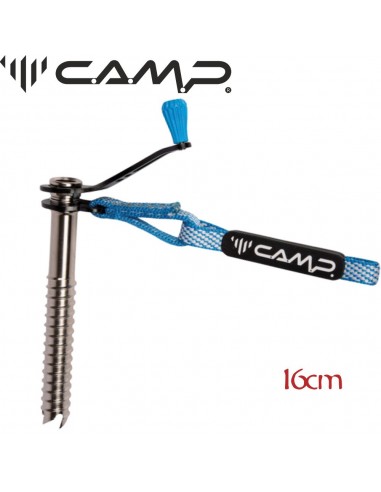 Rocket Plus 16 cm - Tornillo de hielo con cinta de dyneema - CAMP