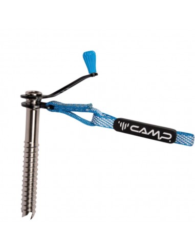 rocket plus 16 cm - tornillo de hielo con cinta de dyneema - cassin