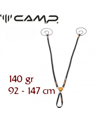 X-Gyro Leash 92-147cm - Dragonera bífida con antienredos - CAMP