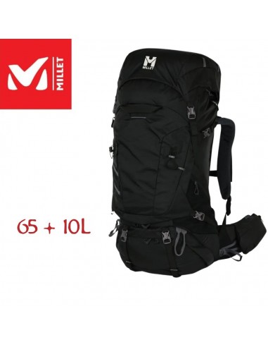 Hanang 65+10 (Black-Noir) - Mochila...