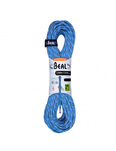 Cobra II Dry Cover 8.6mm (60m) Unicore (Blue) - Cuerda doble - Beal