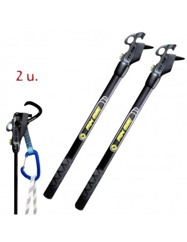 Pack 2 pertigas PIN GO - Pertiga extensible para escalada
