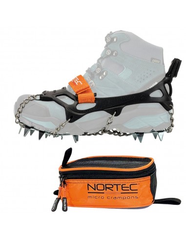 Alp 2.0 (Black) - Micro-crampones para trekking hibernal y approach - Nortec