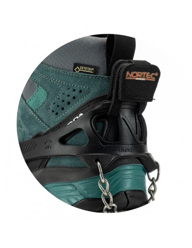 Alp 2.0 (Black) - Micro-crampones para trekking hibernal y approach - Nortec