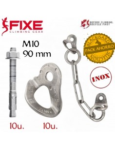 Pack via inoxidable (10mm)...