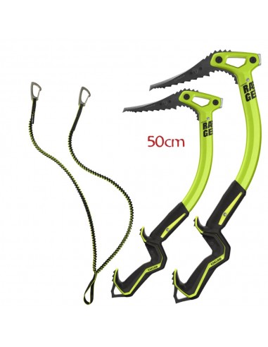 Pack 2 Rage Ice II + dragonera spinner leash - Edelrid