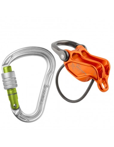 Pack Pivot (Orange) + Mosqueton HMS Strike Screw (Silver) - DMM / Edelrid