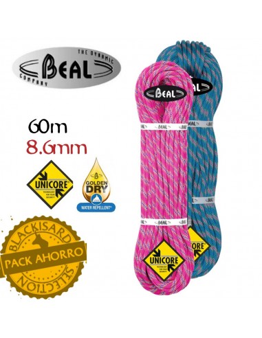 Pack 2 Cuerdas 60m Cobra II Golden...