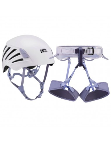 Pack Corax LT Women + Borea (Lilac-White) - Pack arnes y casco de mujer polivalente -  Petzl