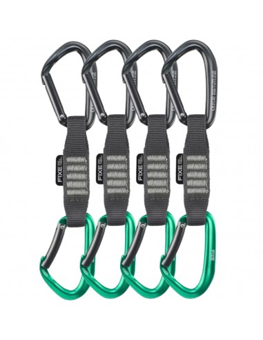 Pack 4 Puput Wide 12cm quickdraw - Cinta express 12cm para escalada deportiva - Fixe