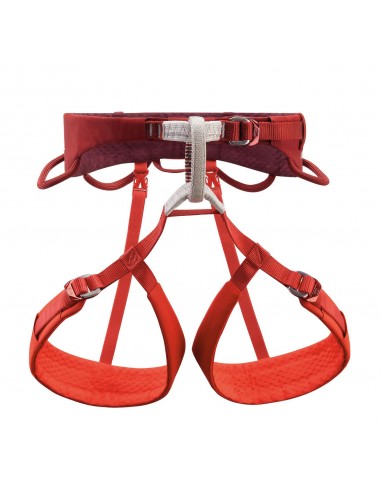 Adjama (Dark Red) - Arnés de escalada confortable y polivalente  - Petzl