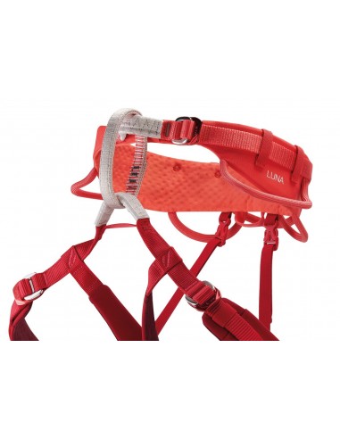 Luna (Coral Red) - Arnes mujer confortable y polivalente - Petzl
