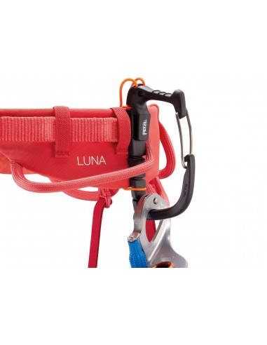 Luna (Coral Red) - Arnes mujer confortable y polivalente - Petzl