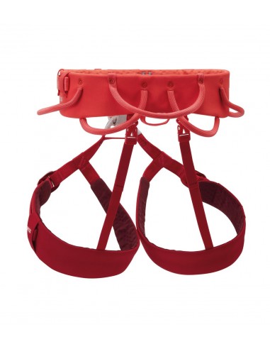 Luna (Coral Red) - Arnes mujer confortable y polivalente - Petzl