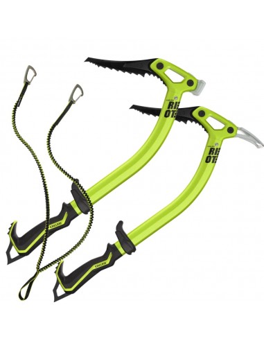 Pack 2 piolets EDELRID RIOT + spinner leash