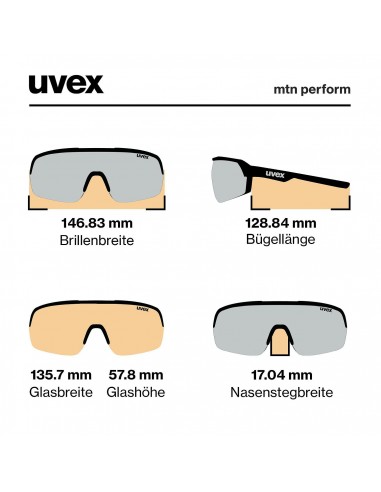 MTN Perform ( Black/Mat ) - Gafas de sol fotocromáticas - UVEX