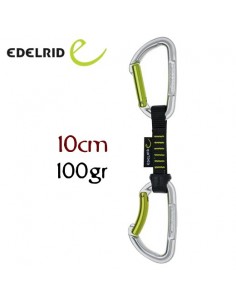 41.690 - Cinta Express Completa De Escalada Pure Wire Edelrid Icemint 10cm  - Edelrid - BOMBEROMANIA