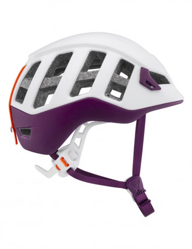 pack arnés choucas pro + casco meteor violeta - blue ice/petzl