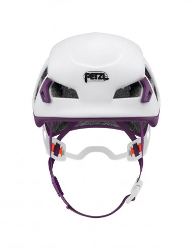 pack arnés choucas pro + casco meteor violeta - blue ice/petzl