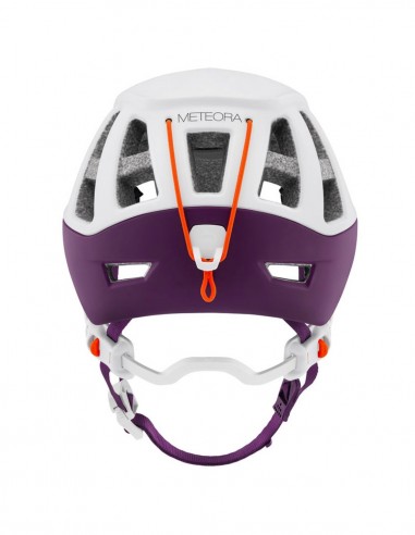 pack arnés choucas pro + casco meteor violeta - blue ice/petzl