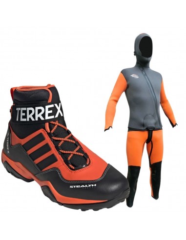 pack escalo + hydrolace - neopreno con botas de barrancos - seland/adidas
