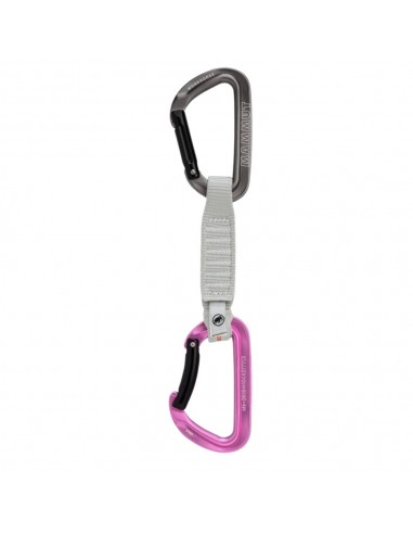 Pack 6 Workhorse Keylock 12 Cm (Silver - Pink) - Cintas express escalada deportiva - Mammut
