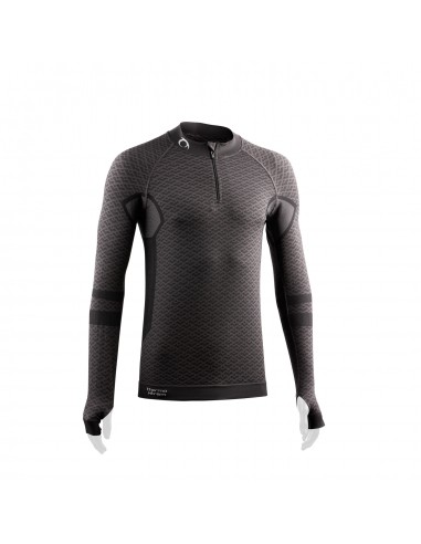 Volcano long sleeves zip (Marengo) - Camiseta manga larga térmica con cremallera - Lurbel