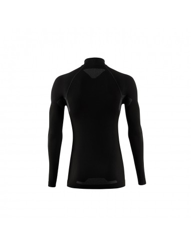 Alaska long sleeves zip (Negro) - Camiseta térmica de manga larga con cremallera - Lurbel